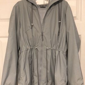 Womens large gray jacket size large
